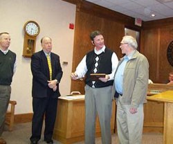 Dewitt Martin Honored For 20 Years of Service.